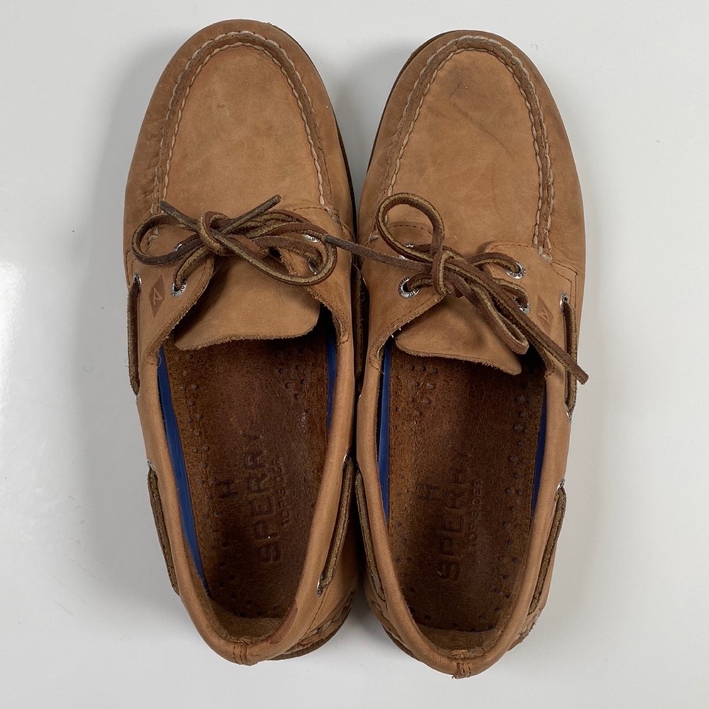 Sperry Tan Leather Loafers